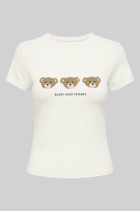 T-shirt (korte mouwen) Wit - ONLY®