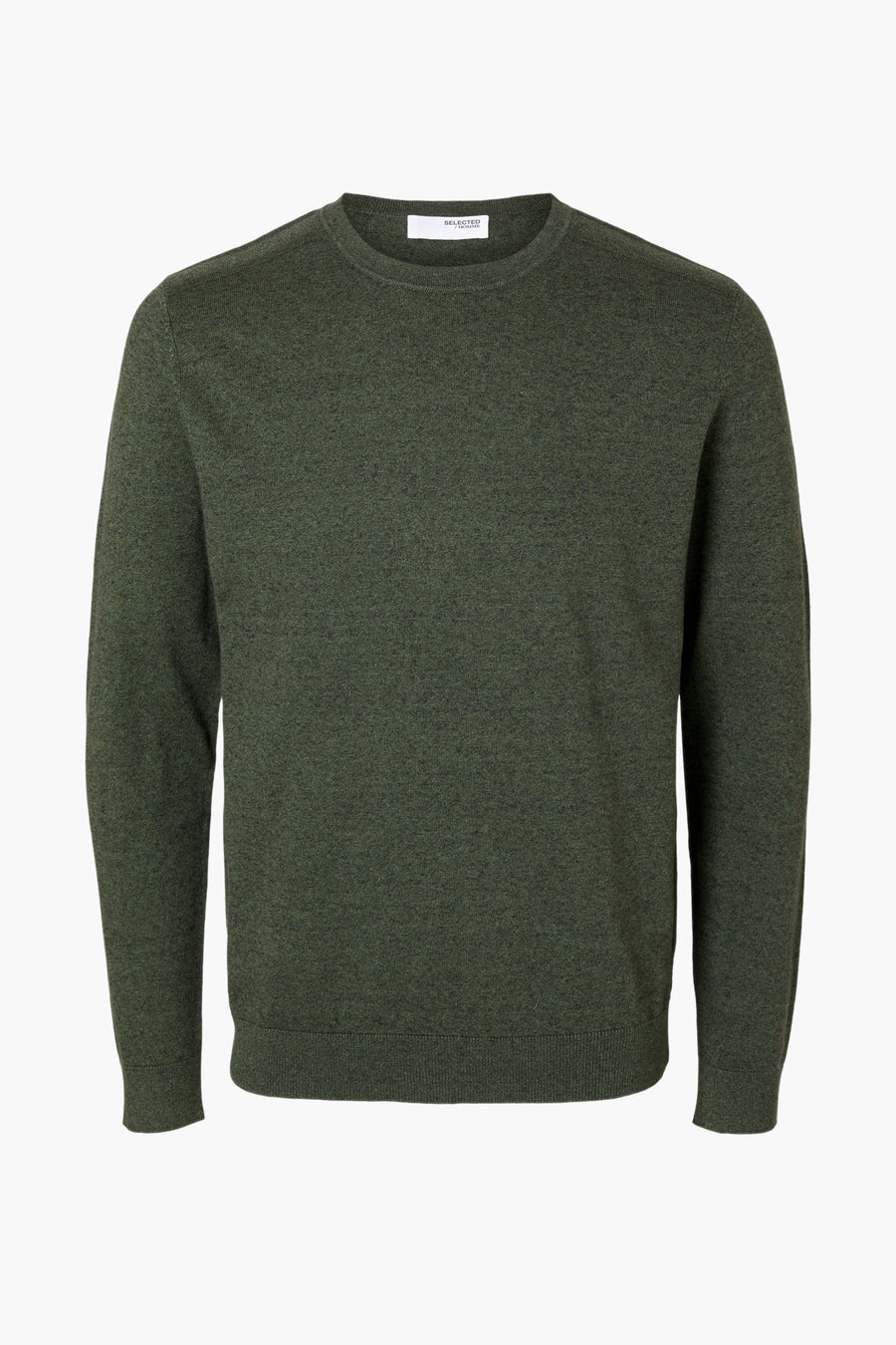 Trui met ronde hals Groen - SELECTED
