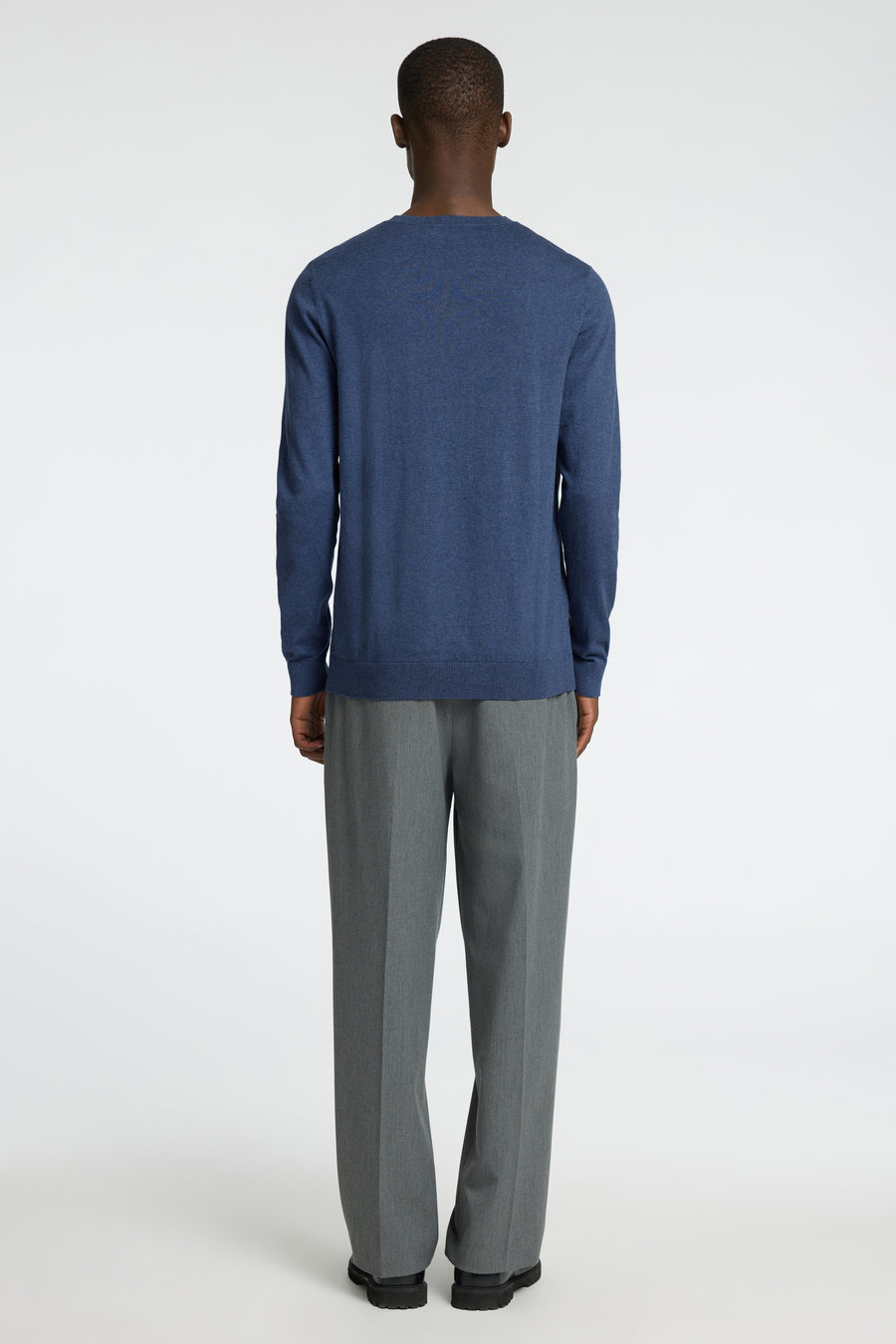 Trui met ronde hals Blauw - SELECTED