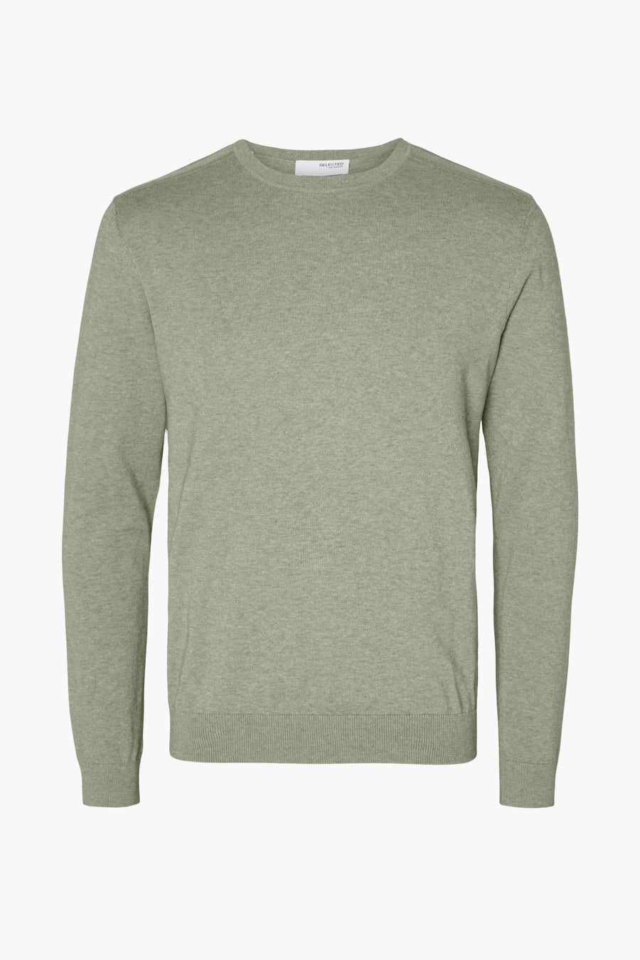 Trui met ronde hals Groen - SELECTED