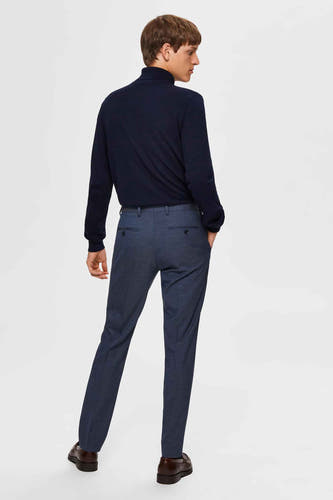Trui met rolkraag Blauw - SELECTED