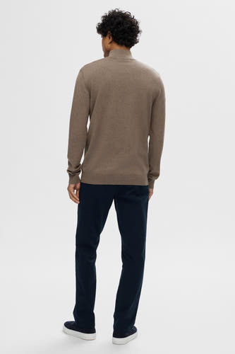 Trui met ronde hals Bruin - SELECTED