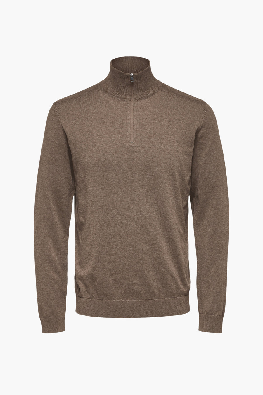 Trui met ronde hals Bruin - SELECTED