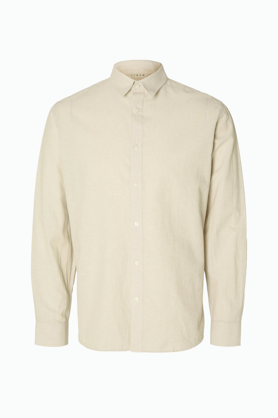 Hemd (lange mouwen) Beige - SELECTED