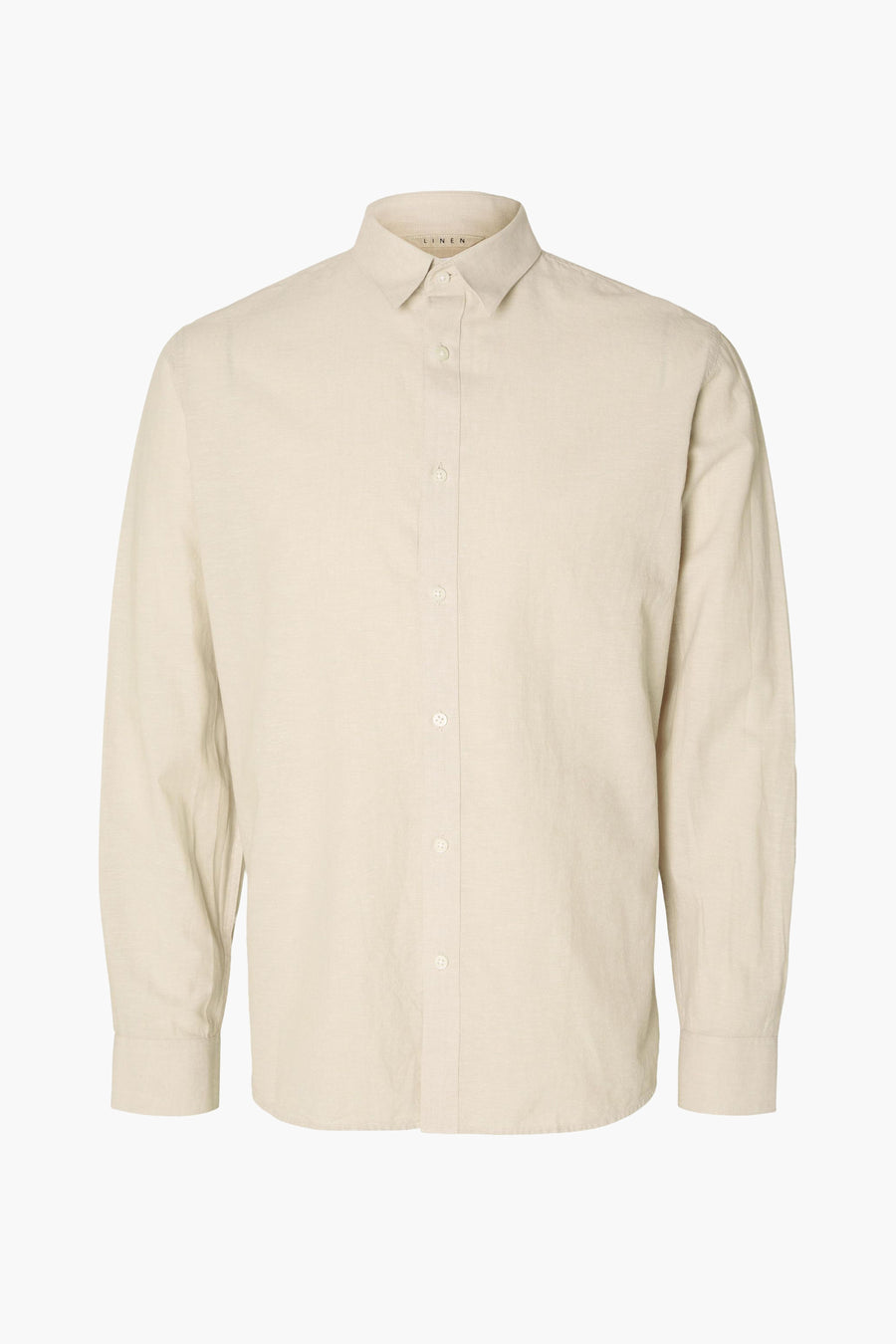 Hemd (lange mouwen) Beige - SELECTED