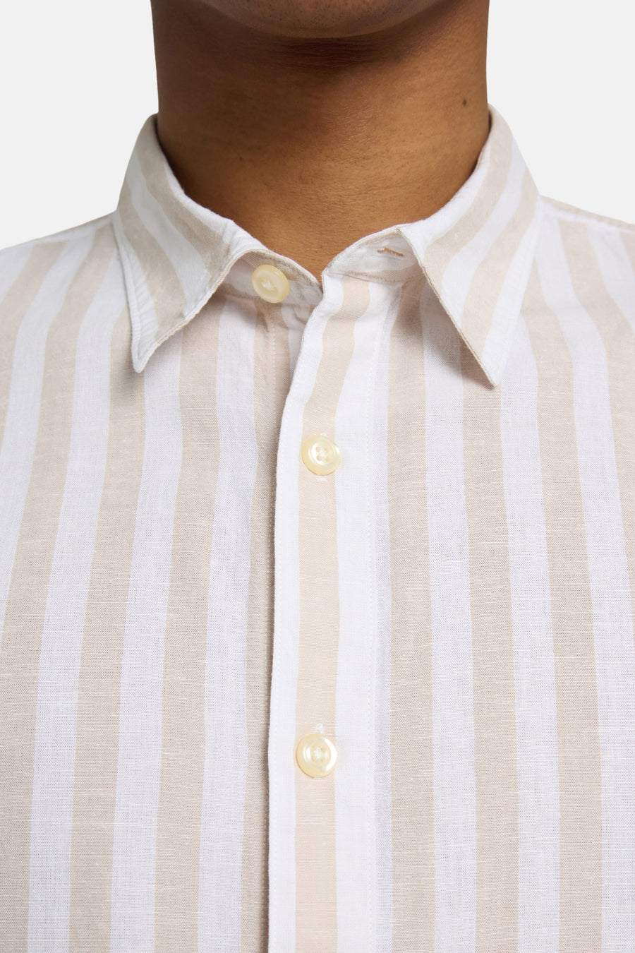 Hemd (lange mouwen) Beige - SELECTED