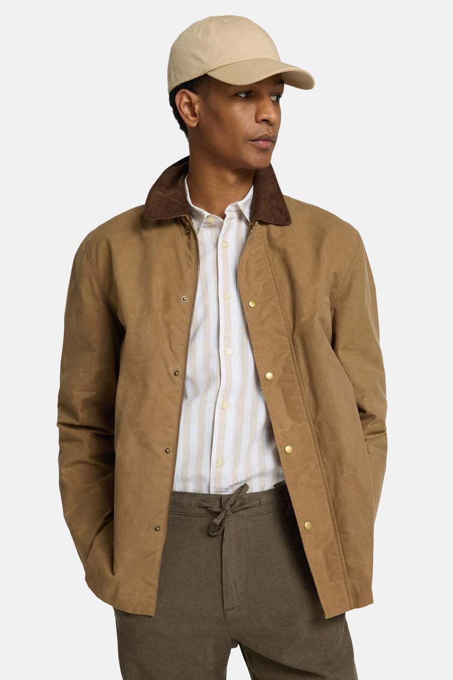 Hemd (lange mouwen) Beige - SELECTED