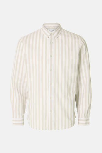 Hemd (lange mouwen) Beige - SELECTED