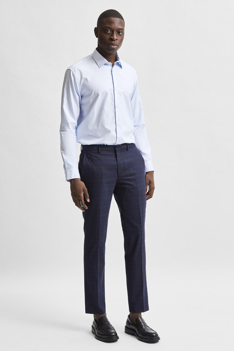 Hemd (lange mouwen) Blauw - SELECTED
