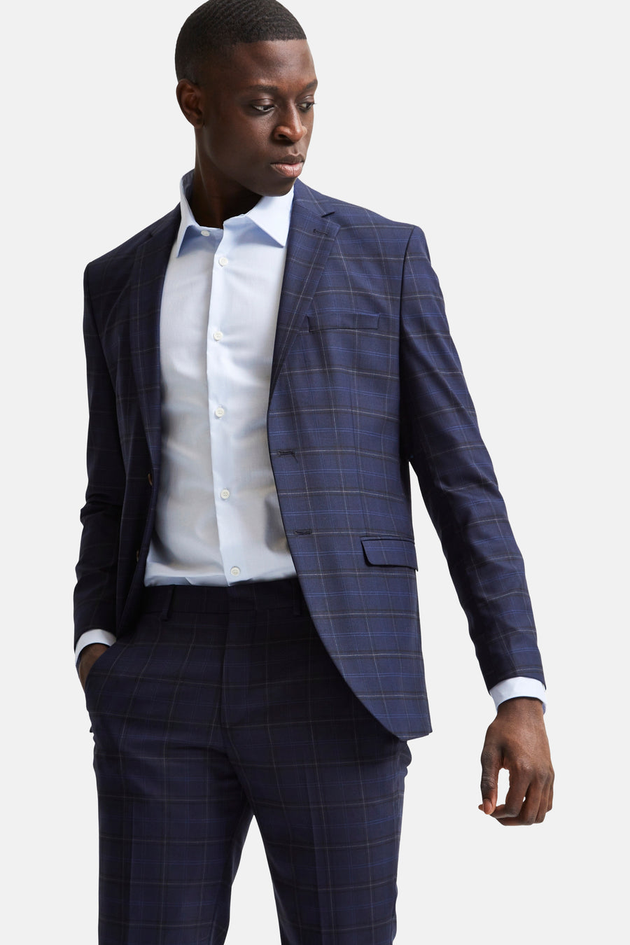 Hemd (lange mouwen) Blauw - SELECTED