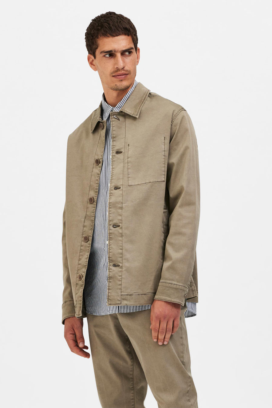 Jas (kort) Beige - SELECTED