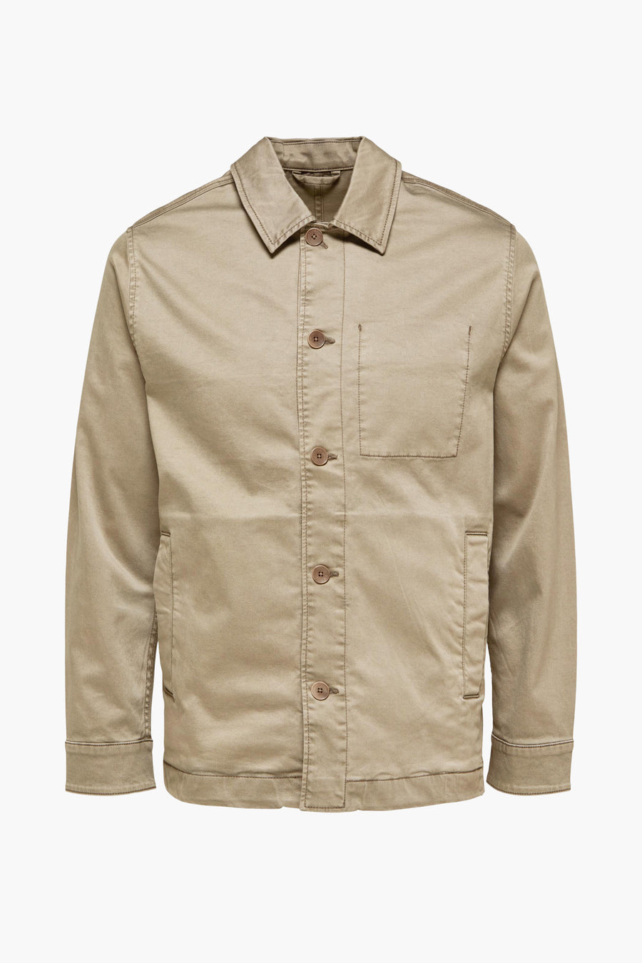 Jas (kort) Beige - SELECTED