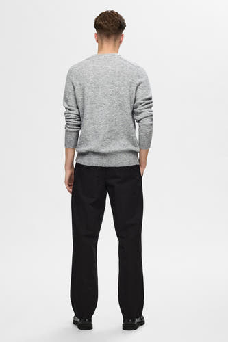 Trui met ronde hals Grijs - SELECTED