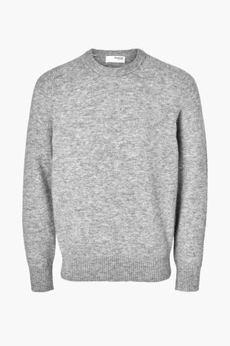 Trui met ronde hals Grijs - SELECTED
