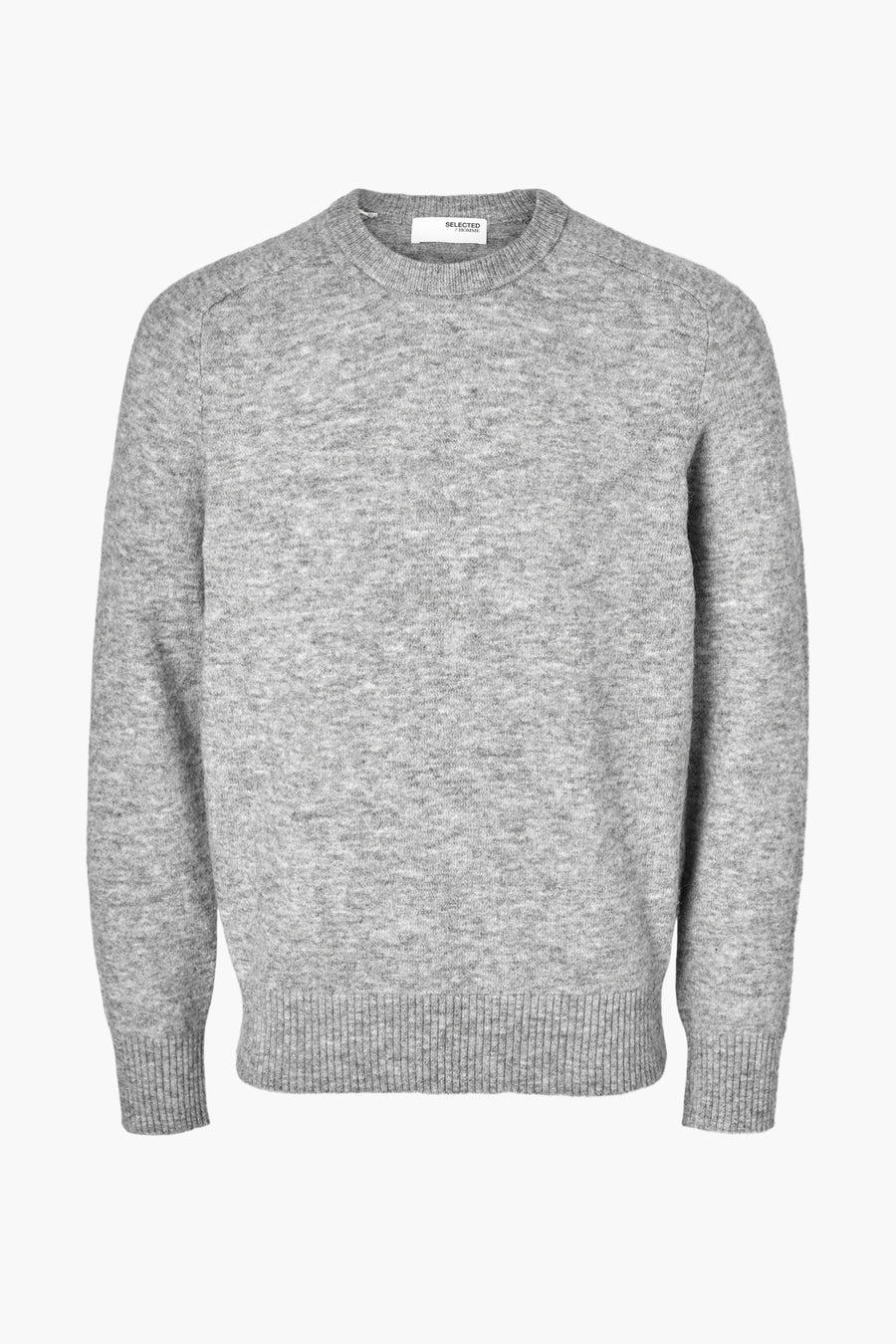 Trui met ronde hals Grijs - SELECTED