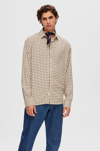 Hemd (lange mouwen) Bruin - SELECTED