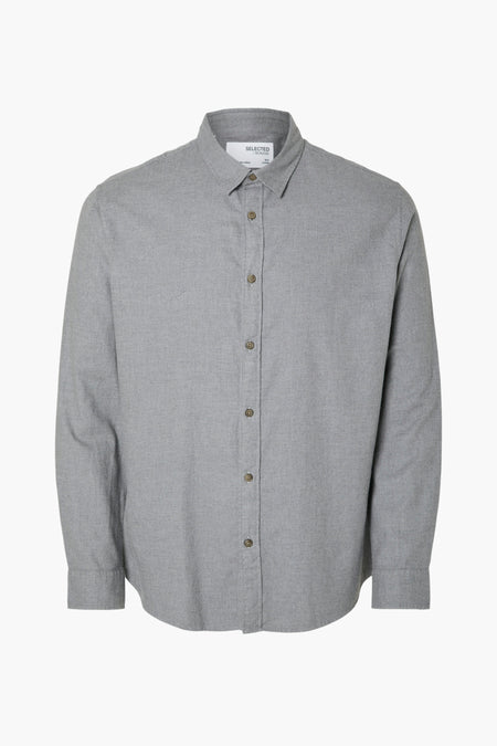 Hemd (lange mouwen) Grijs - SELECTED