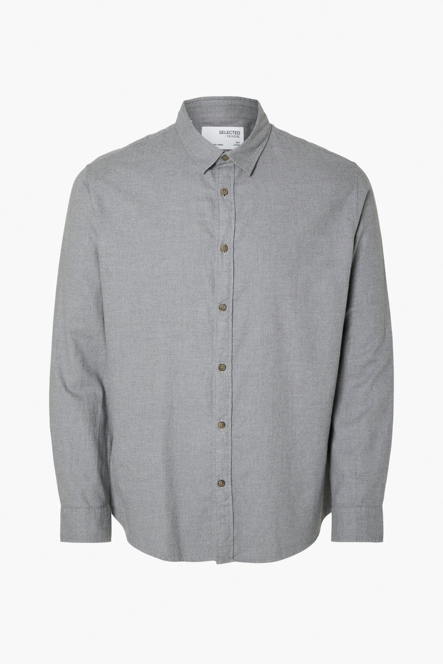 Hemd (lange mouwen) Grijs - SELECTED