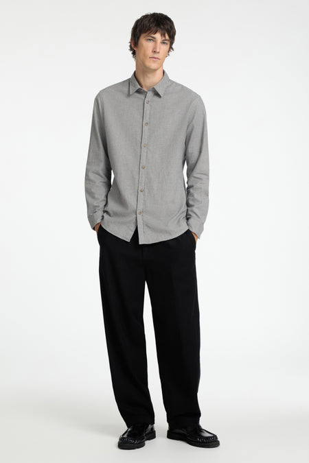Hemd (lange mouwen) Grijs - SELECTED