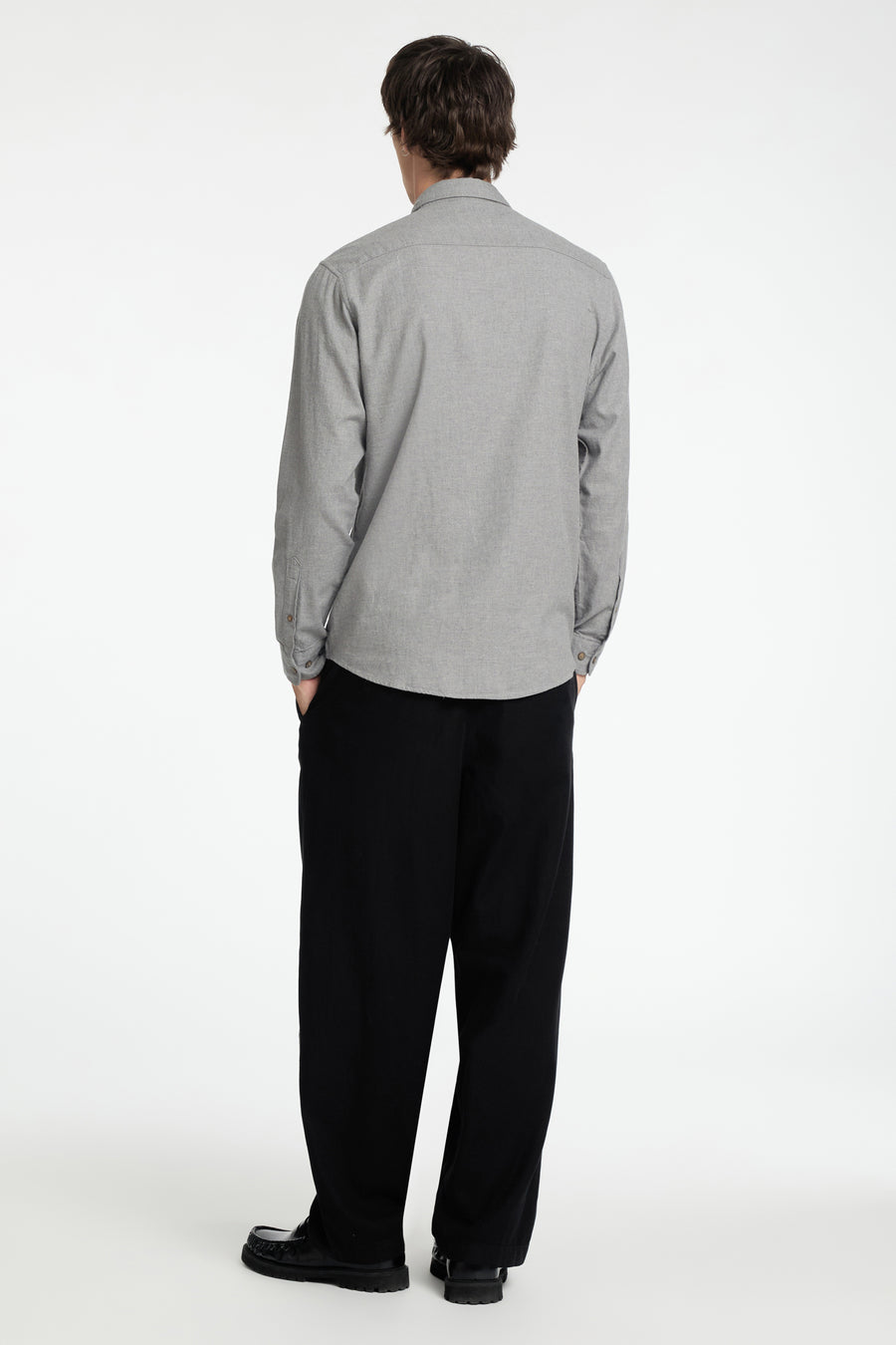 Hemd (lange mouwen) Grijs - SELECTED