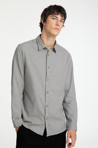 Hemd (lange mouwen) Grijs - SELECTED