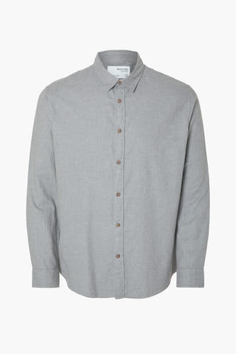 Hemd (lange mouwen) Grijs - SELECTED