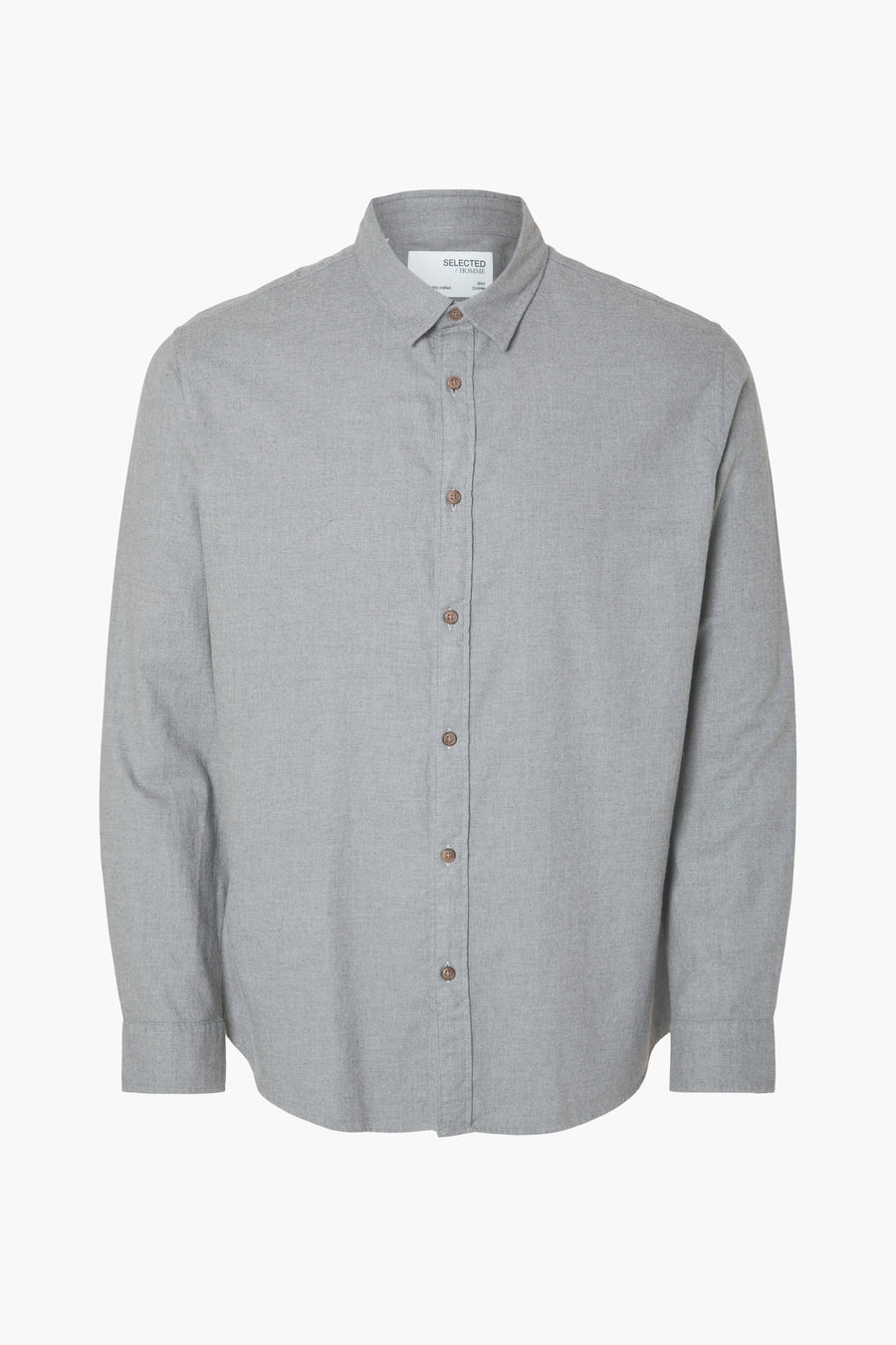 Hemd (lange mouwen) Grijs - SELECTED
