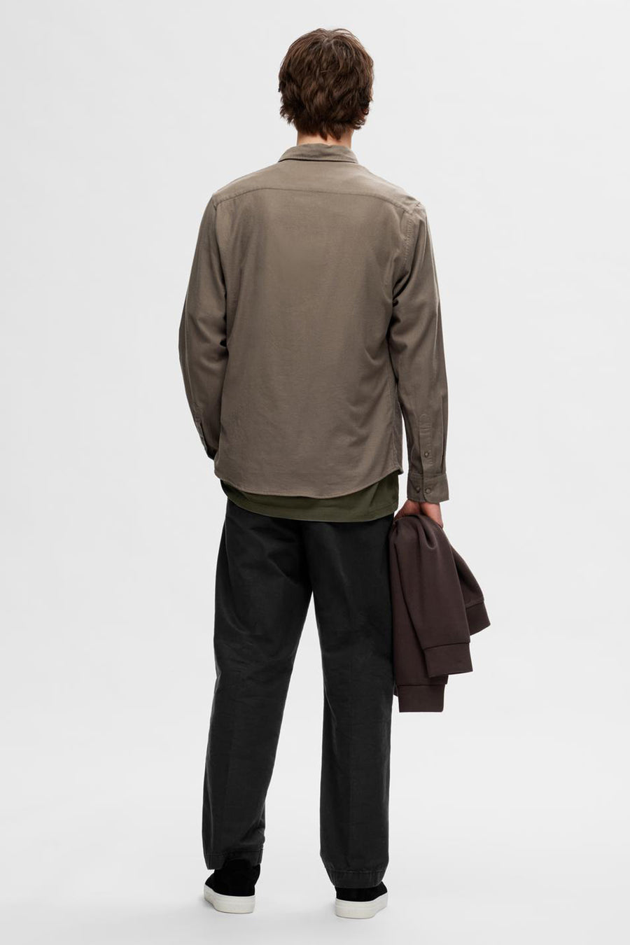Hemd (lange mouwen) Bruin - SELECTED