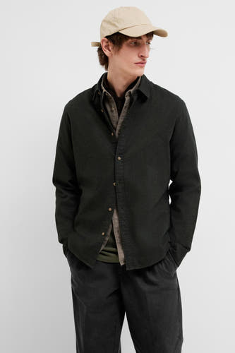 Hemd (lange mouwen) Bruin - SELECTED