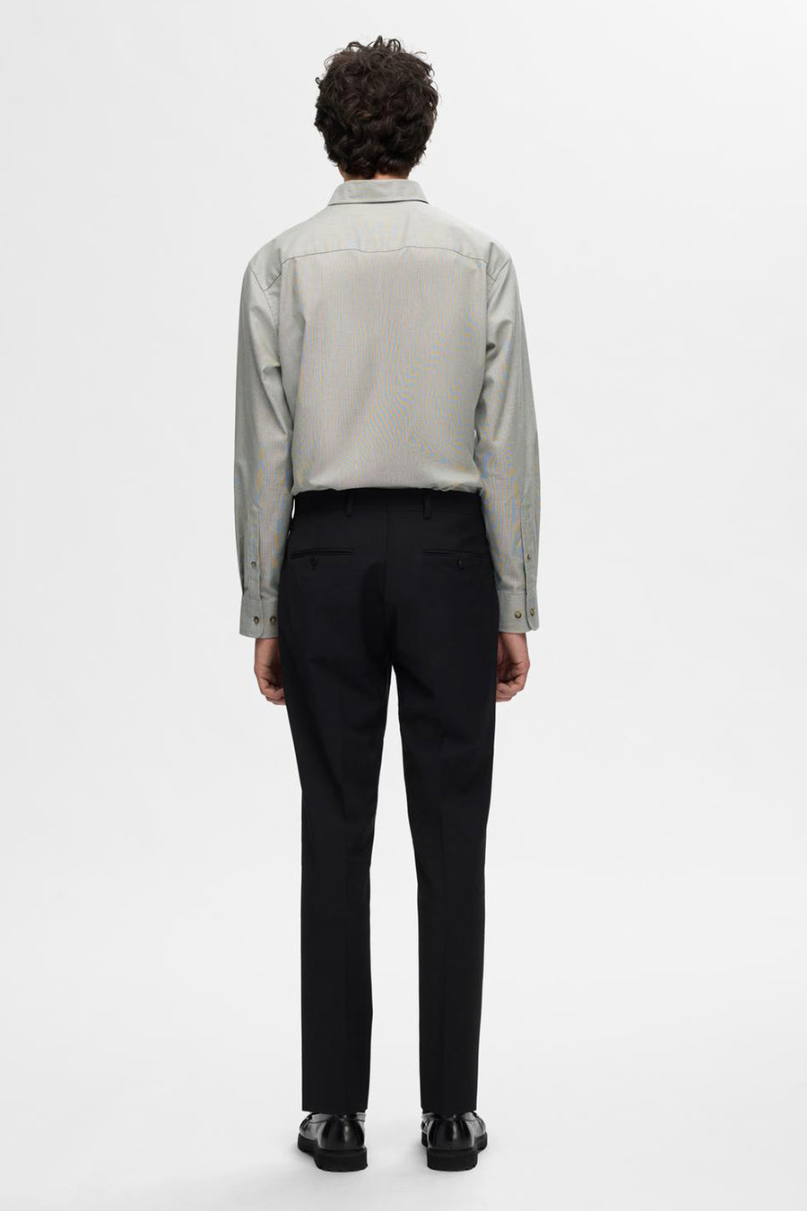 Hemd (lange mouwen) Grijs - SELECTED