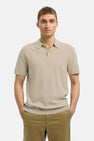 SLHBERG SS KNIT POLO NOOS