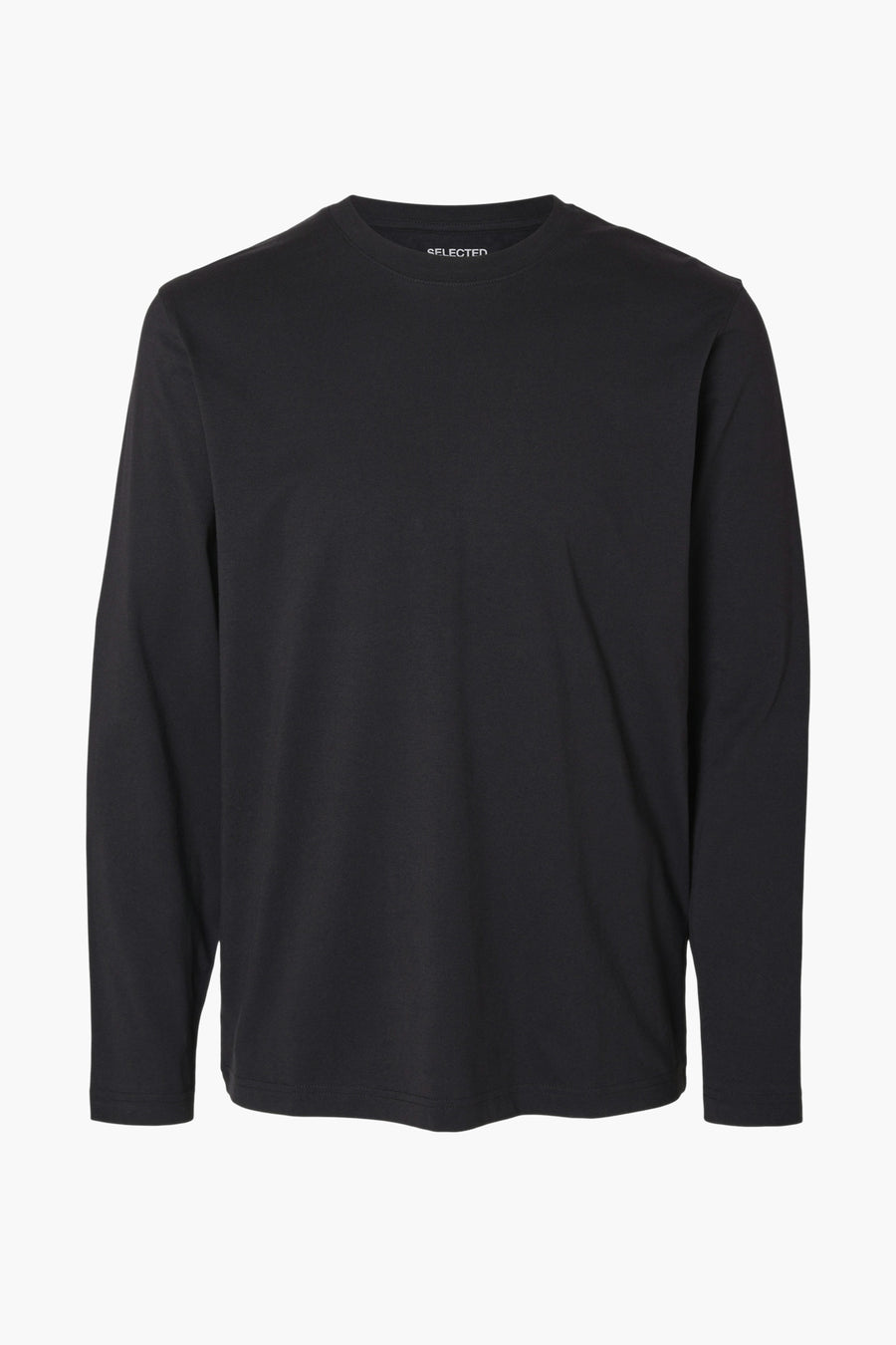 T-shirt (lange mouwen) Zwart - SELECTED