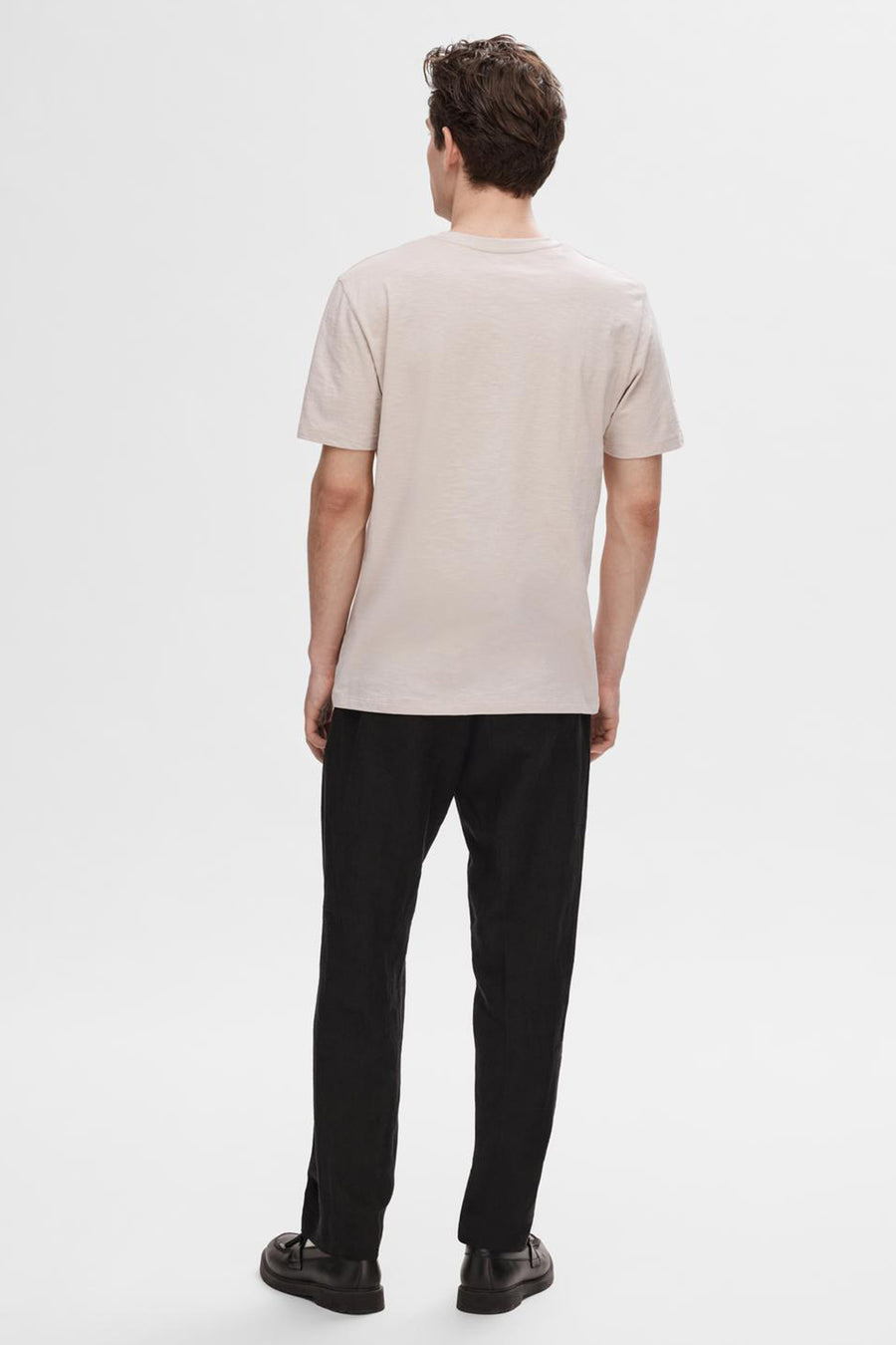 T-shirt (korte mouwen) Beige - SELECTED