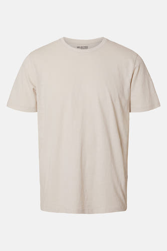 T-shirt (korte mouwen) Beige - SELECTED