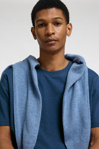 T-shirt (korte mouwen) Blauw - SELECTED