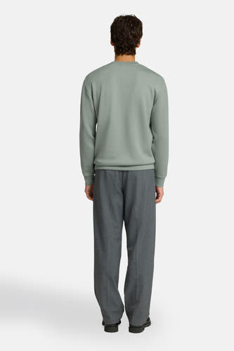 Sweater met ronde hals Groen - SELECTED