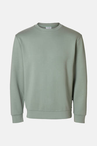 Sweater met ronde hals Groen - SELECTED