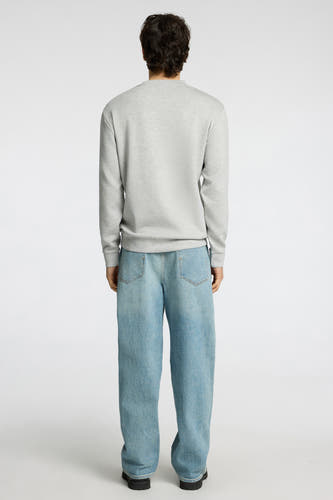 Sweater met ronde hals Grijs - SELECTED