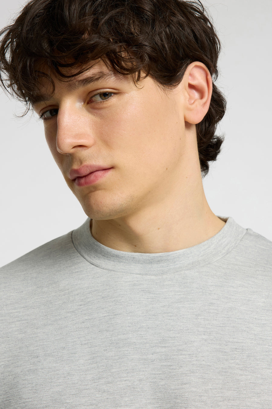 Sweater met ronde hals Grijs - SELECTED