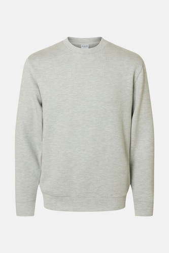 Sweater met ronde hals Grijs - SELECTED