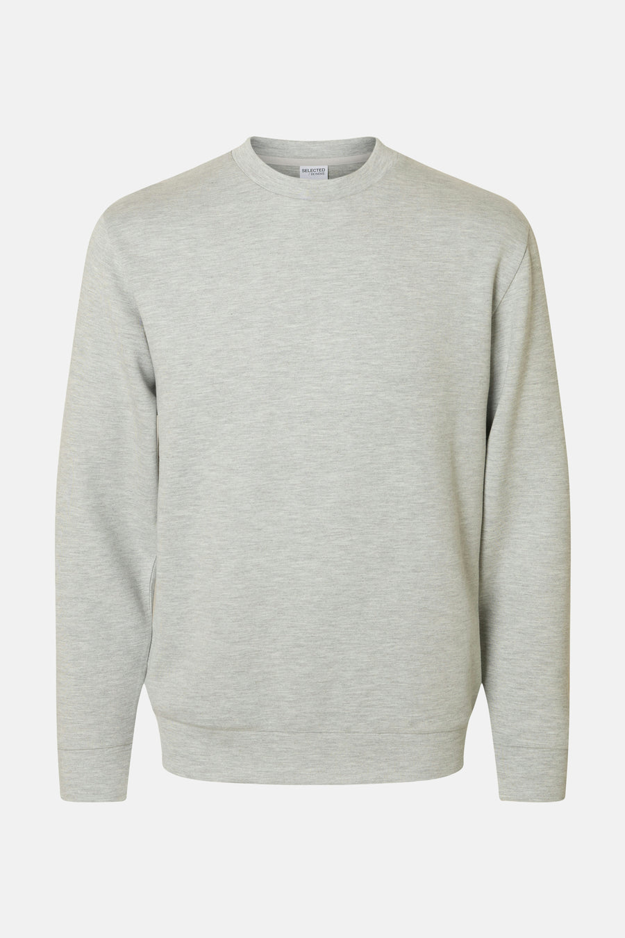Sweater met ronde hals Grijs - SELECTED
