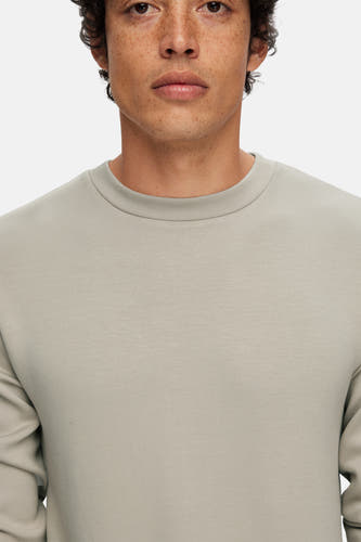 Sweater met ronde hals Ecru - SELECTED