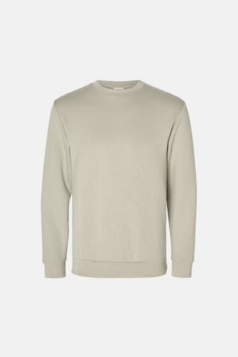 Sweater met ronde hals Ecru - SELECTED
