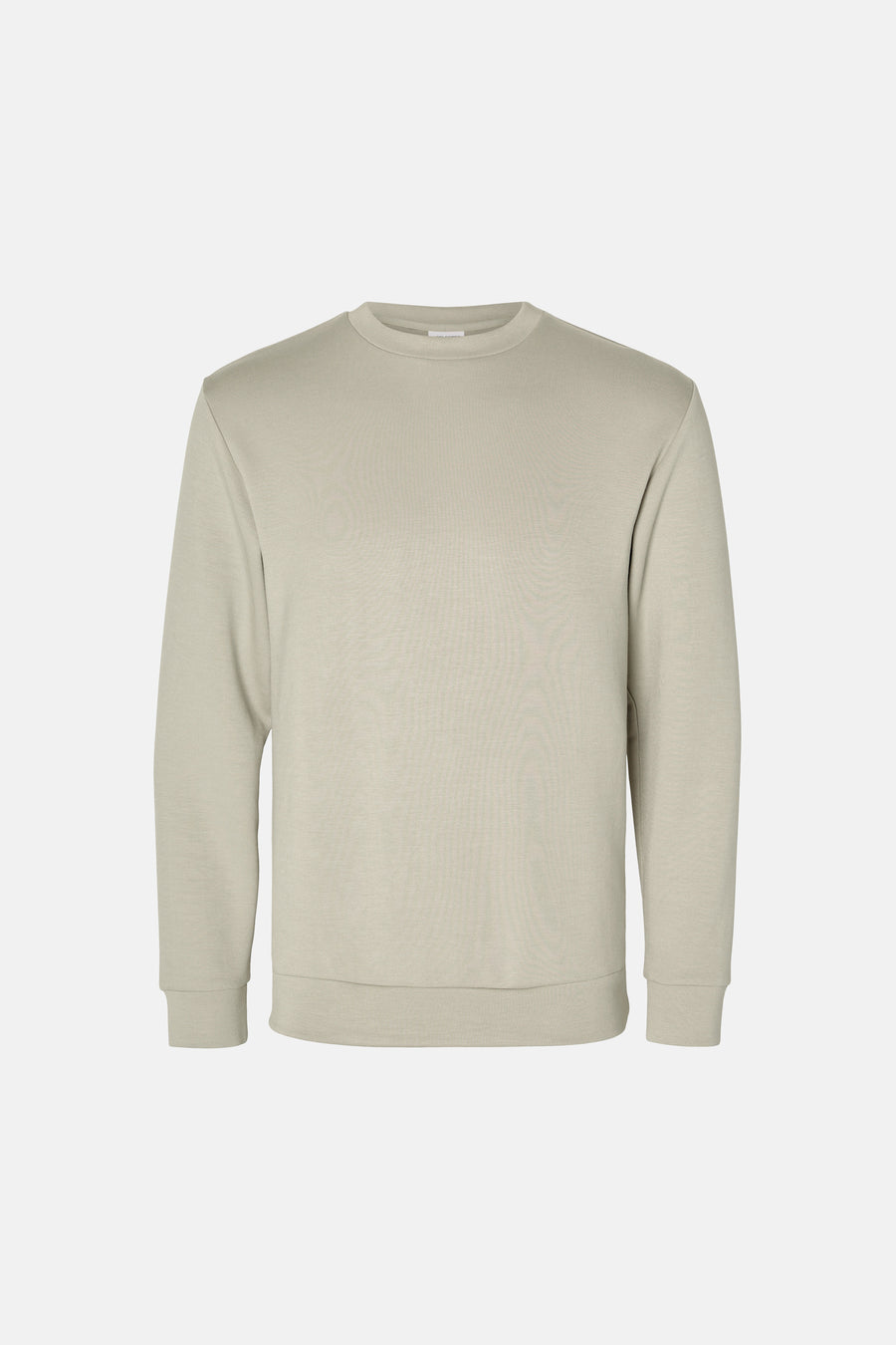 Sweater met ronde hals Ecru - SELECTED