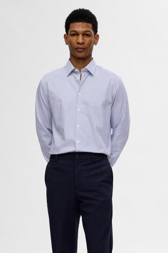 Hemd (lange mouwen) Blauw - SELECTED