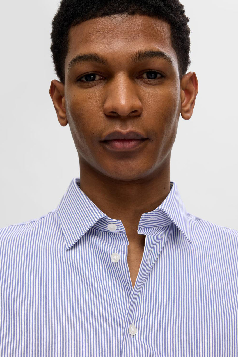 Hemd (lange mouwen) Blauw - SELECTED