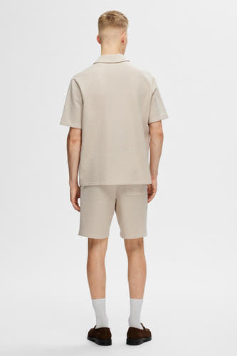 Hemd (korte mouwen) Beige - SELECTED