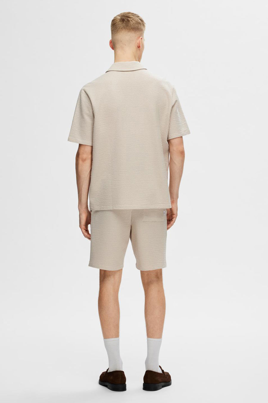 Hemd (korte mouwen) Beige - SELECTED