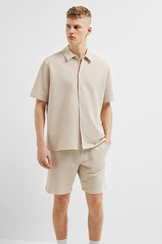 Hemd (korte mouwen) Beige - SELECTED