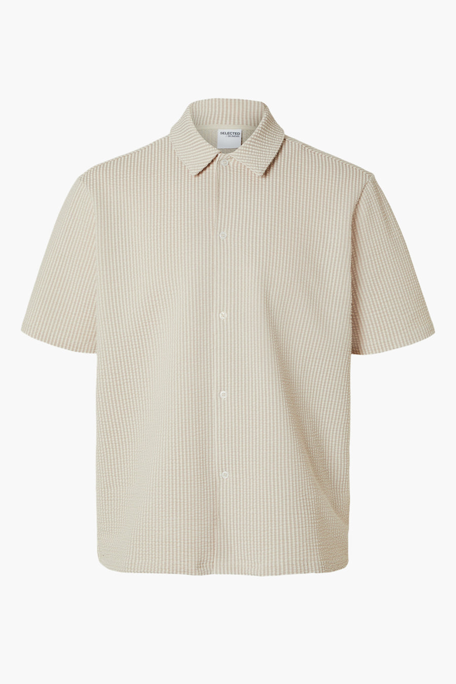 Hemd (korte mouwen) Beige - SELECTED